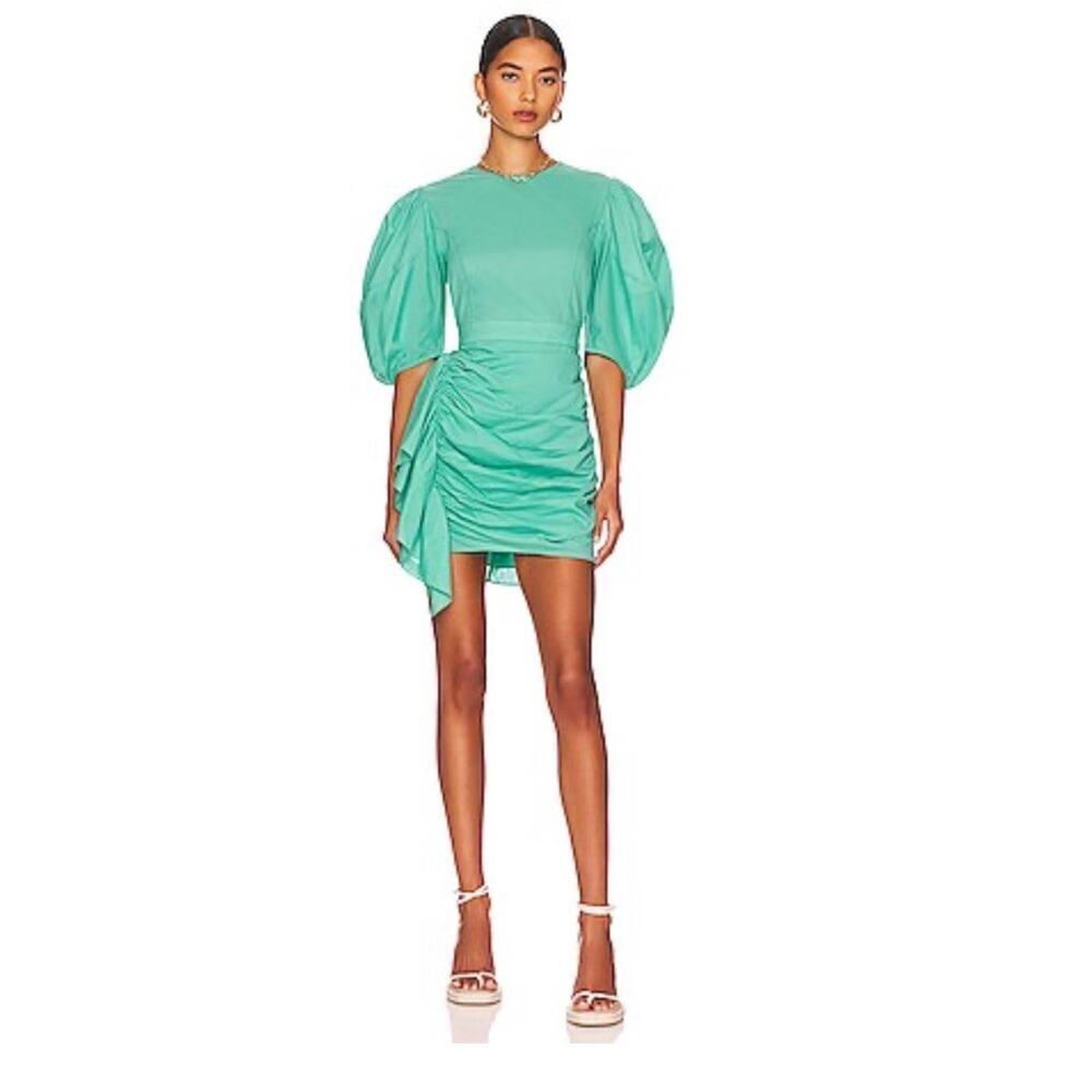 Rhode Pia Dress Mini in Jade Womens Size 8 NWT